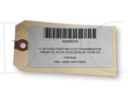 11-16 Ford F250 F350 Auto Transmission Trans Oil Fluid Cooler BC34-7H189-Ce