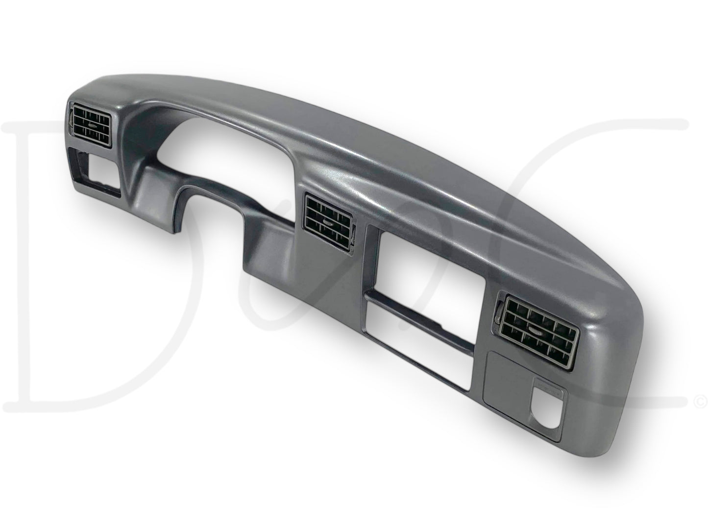 99-04 Ford F250 F350 Super Duty Dash Bezel Radio Cluster Trim Panel Gray *Blem*