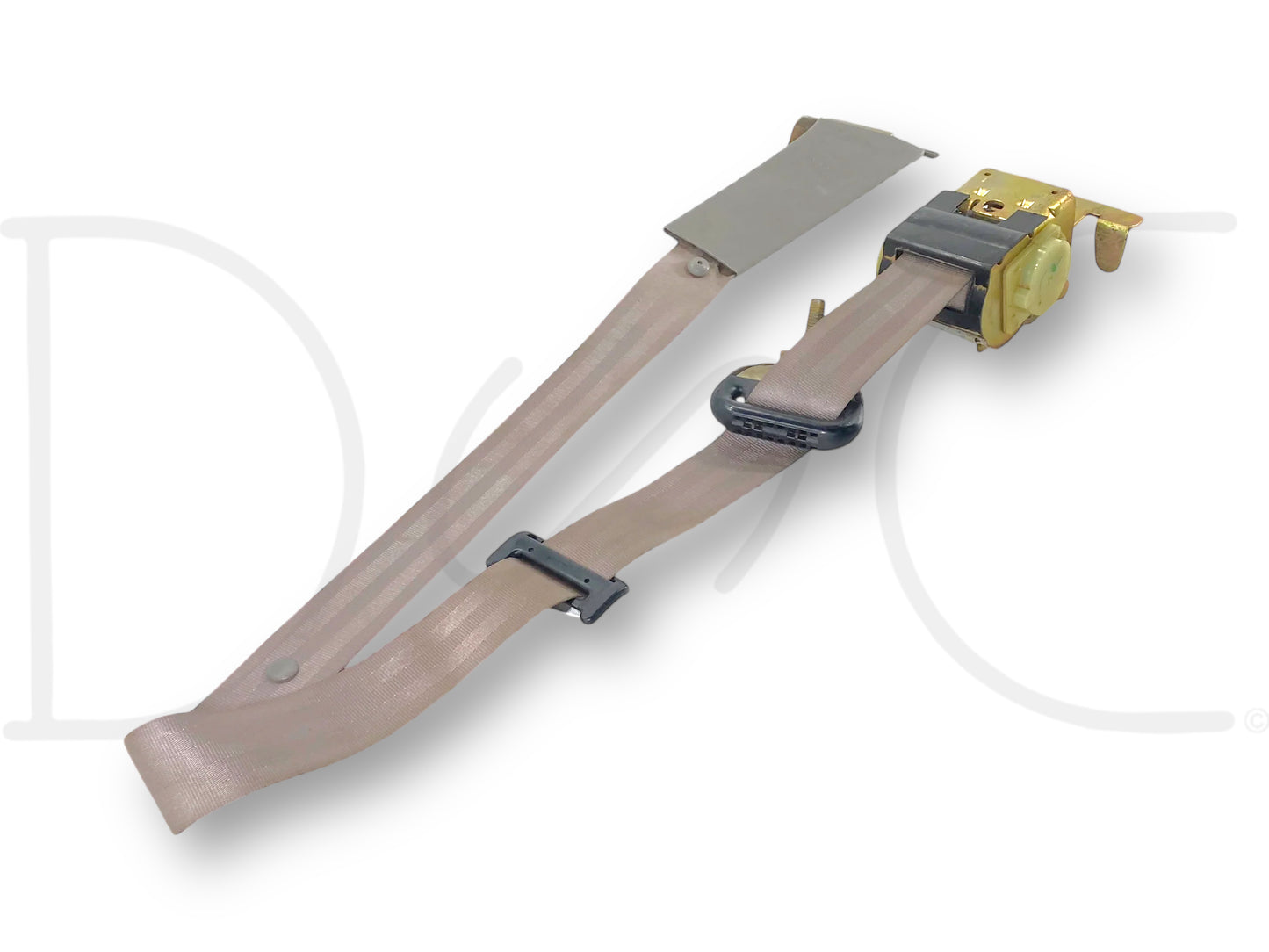 99-04 Ford F250 F350 RH Right Passenger Rear Seat Belt Seatbelt Gray OE