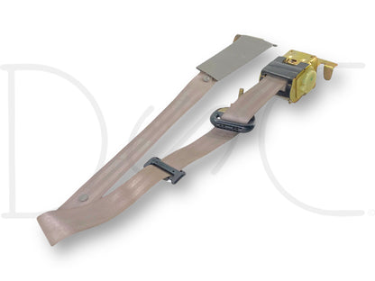 99-04 Ford F250 F350 RH Right Passenger Rear Seat Belt Seatbelt Gray OE