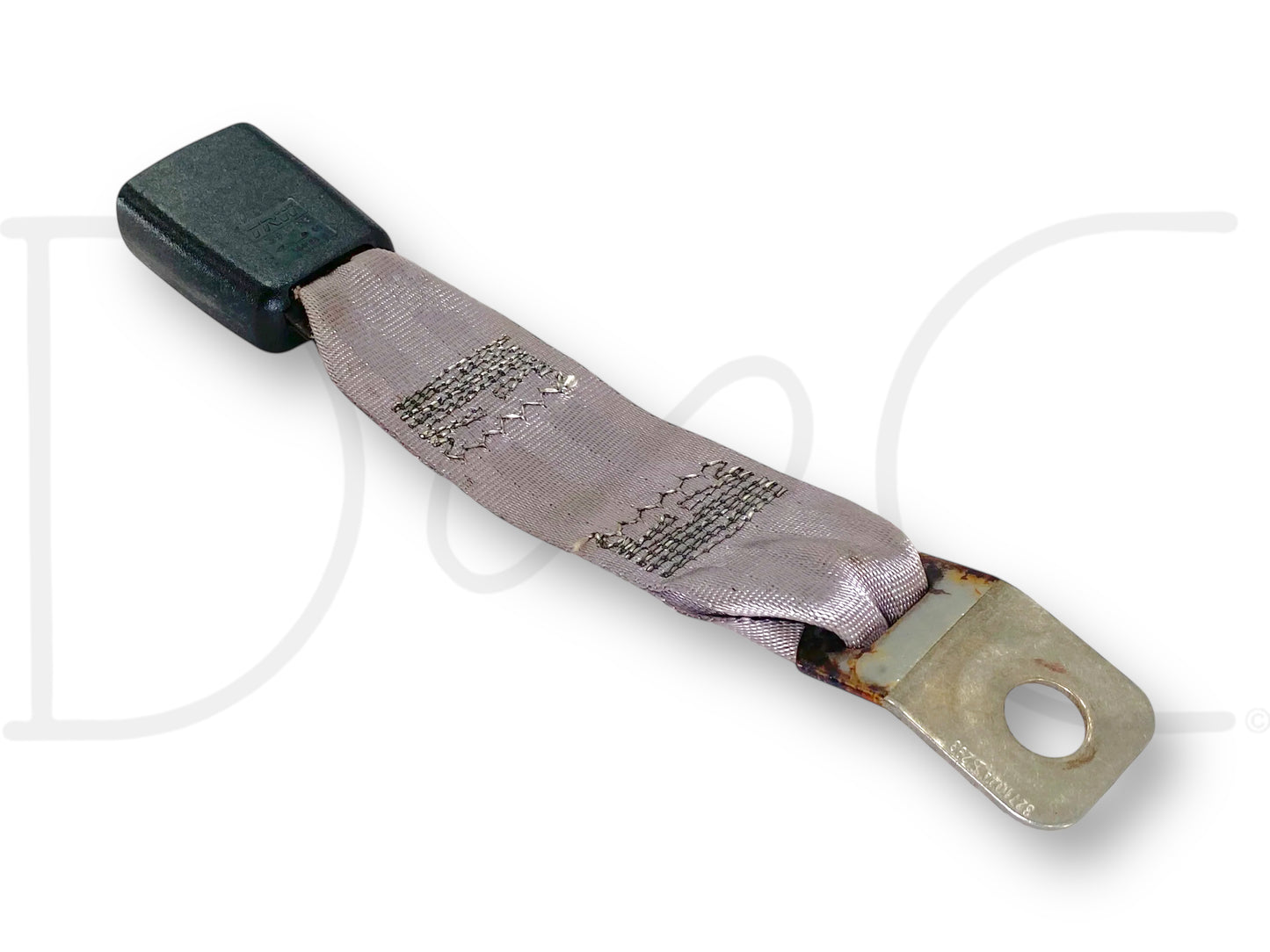 99-02 Ford F250 F350 Rear Back Seat Seatbelt Latch Buckle Gray OE