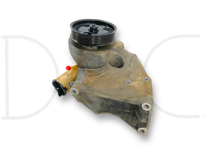 99-02 Ford F250 F350 7.3L Power Steering Pump Alternator Bracket Pulley Assembly