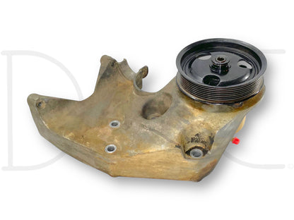 99-02 Ford F250 F350 7.3L Power Steering Pump Alternator Bracket Pulley Assembly