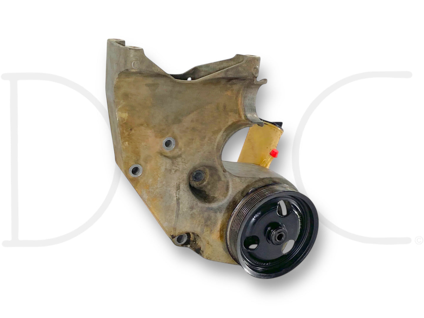 99-02 Ford F250 F350 7.3L Power Steering Pump Alternator Bracket Pulley Assembly