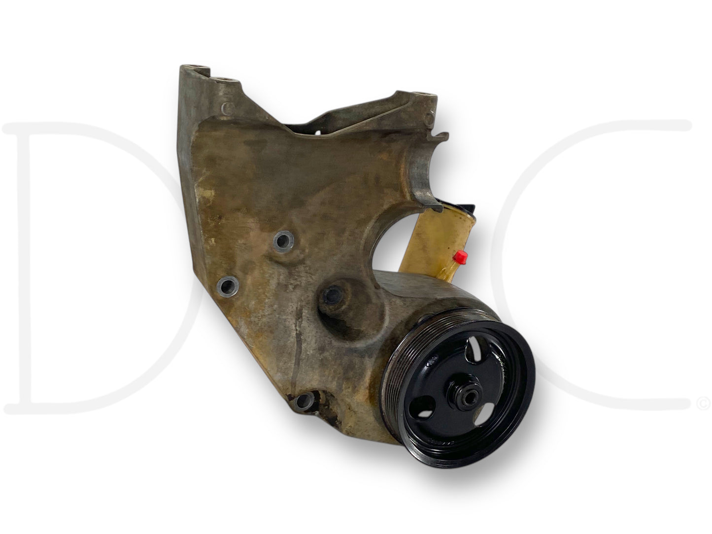 99-02 Ford F250 F350 7.3L Power Steering Pump Alternator Bracket Pulley Assembly