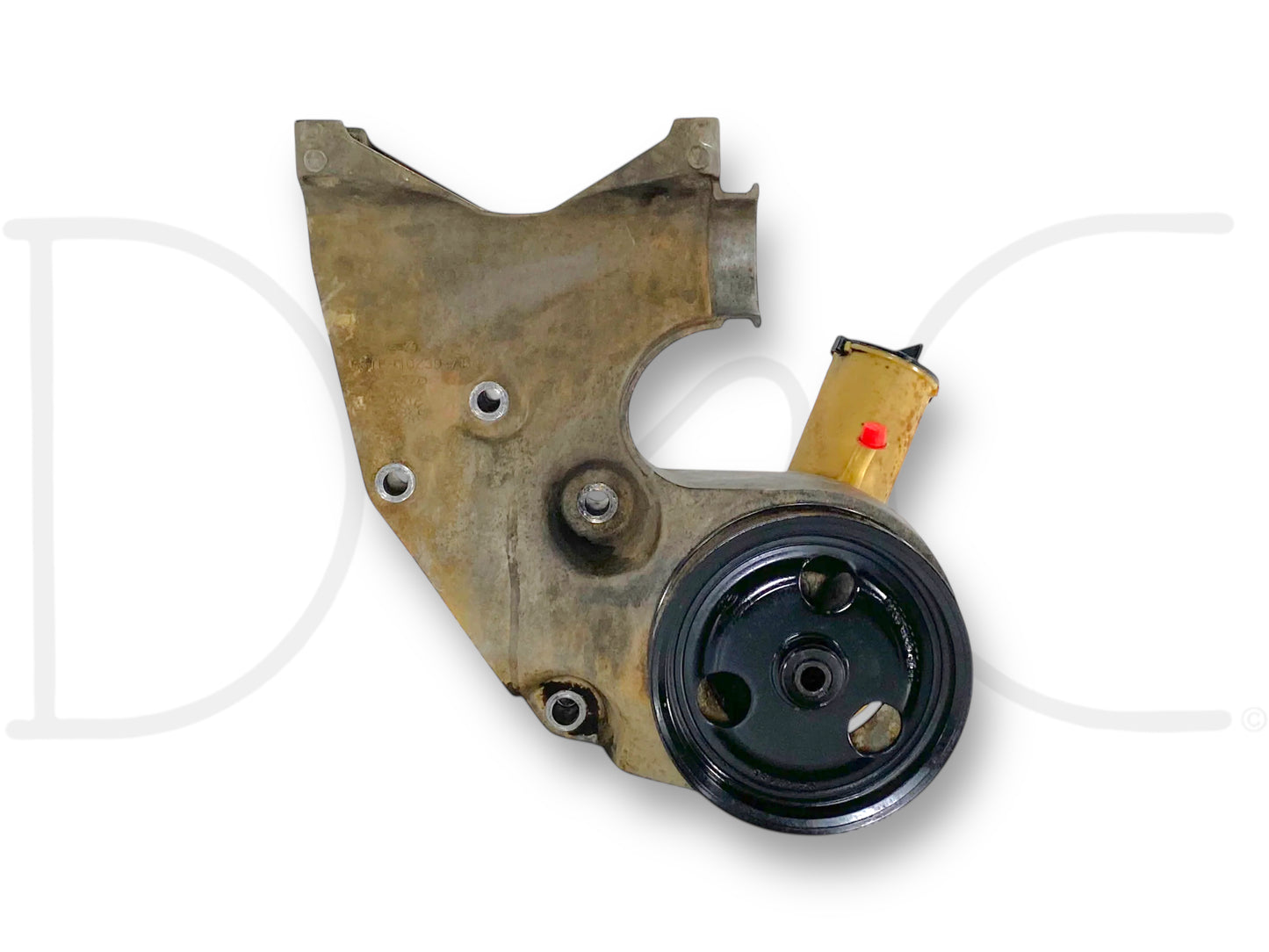 99-02 Ford F250 F350 7.3L Power Steering Pump Alternator Bracket Pulley Assembly