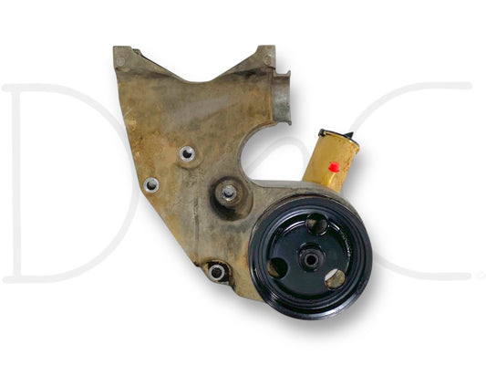 99-02 Ford F250 F350 7.3L Power Steering Pump Alternator Bracket Pulley Assembly