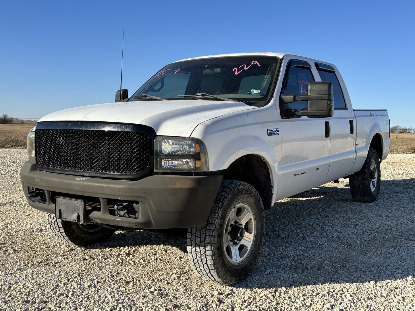 99-07 Ford F250 F350 Hood Z1 White