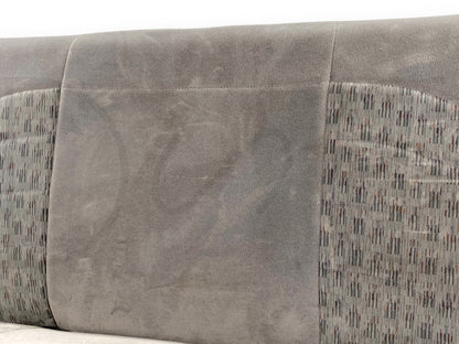 99-01 Ford F250 F350 Super Duty Extended Cab Rear Bench Back Seat Gray Cloth