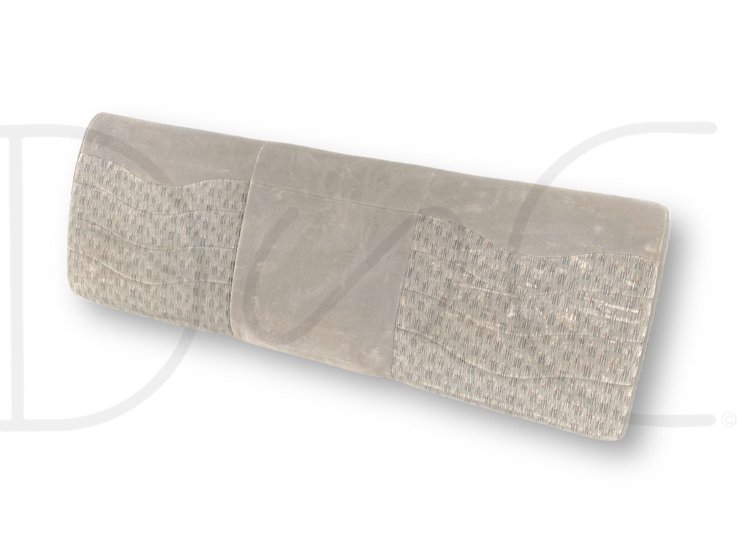 99-01 Ford F250 F350 Super Duty Extended Cab Rear Bench Back Seat Gray Cloth