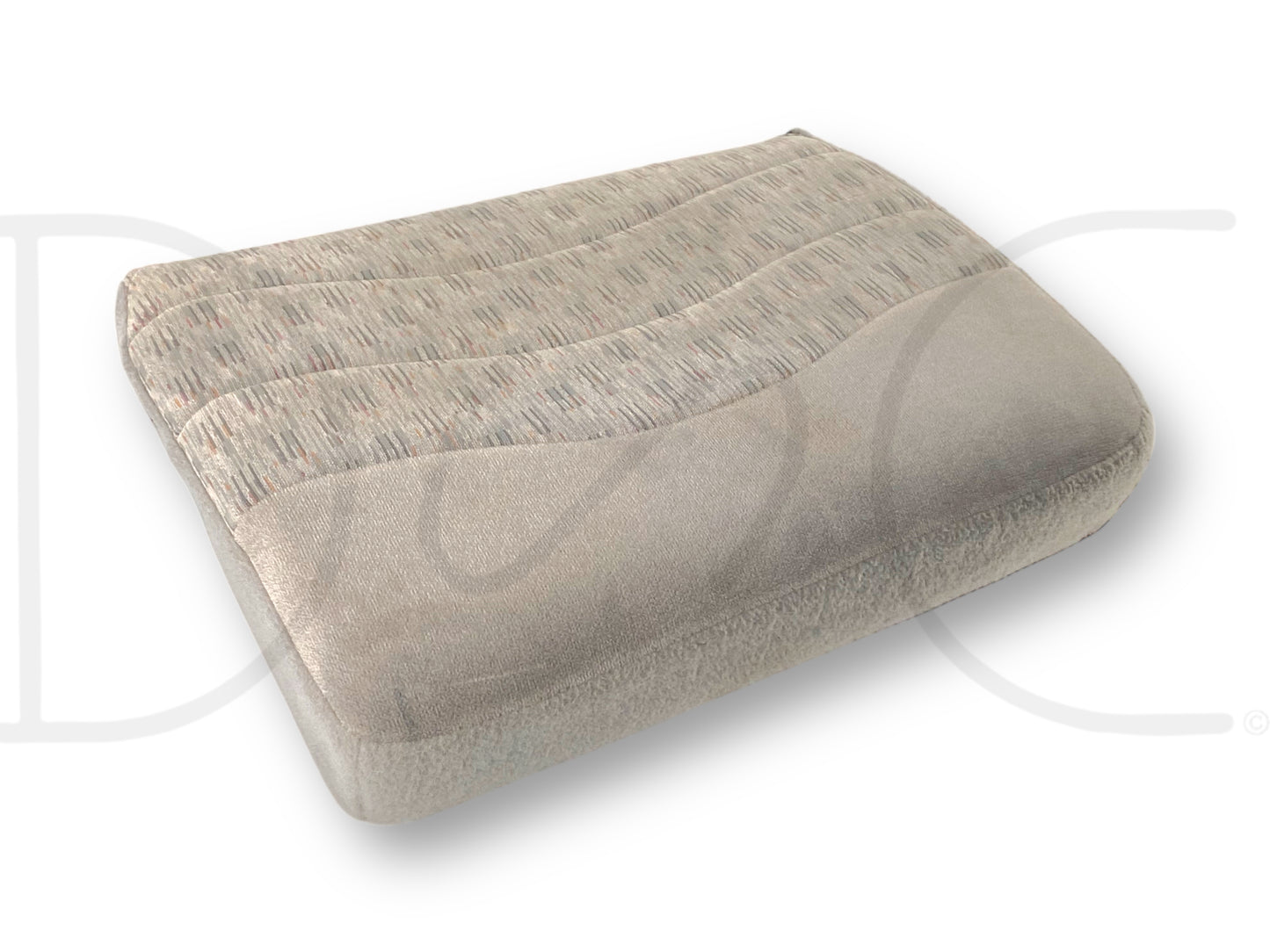 99-01 Ford F250 F350 Super Duty Extended Cab Rear Bench Back Seat Gray Cloth
