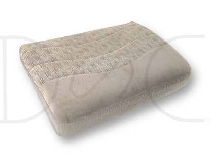 99-01 Ford F250 F350 Super Duty Extended Cab Rear Bench Back Seat Gray Cloth