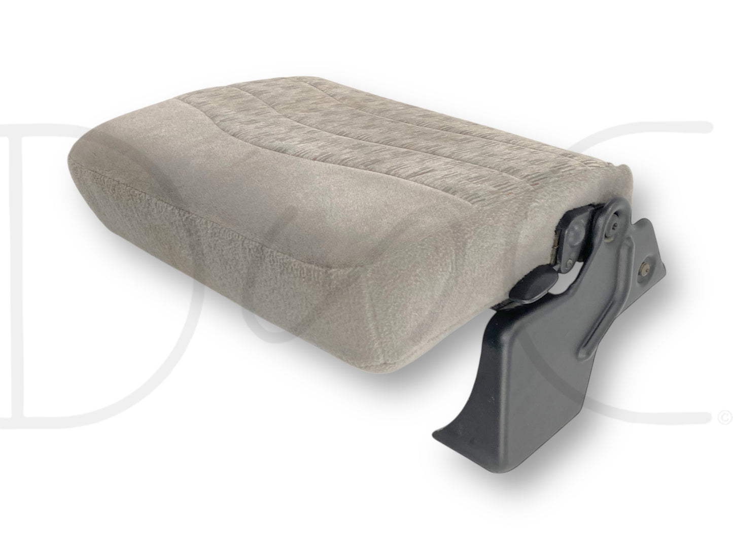 99-01 Ford F250 F350 Super Duty Extended Cab Rear Bench Back Seat Gray Cloth