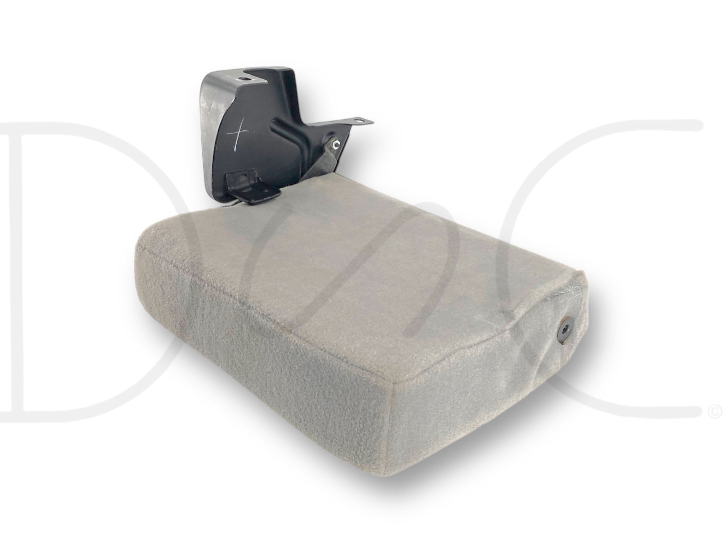 99-01 Ford F250 F350 Super Duty Extended Cab Rear Bench Back Seat Gray Cloth