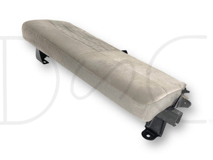 99-01 Ford F250 F350 Super Duty Extended Cab Rear Bench Back Seat Gray Cloth