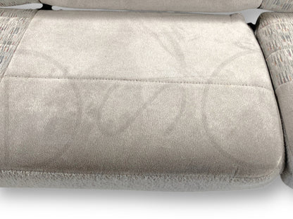 99-01 Ford F250 F350 Super Duty Extended Cab Rear Bench Back Seat Gray Cloth