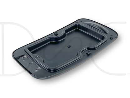 99-07 Ford F250 F350 Super Duty Center Floor Console Lid Black Wood Grain *Blem*