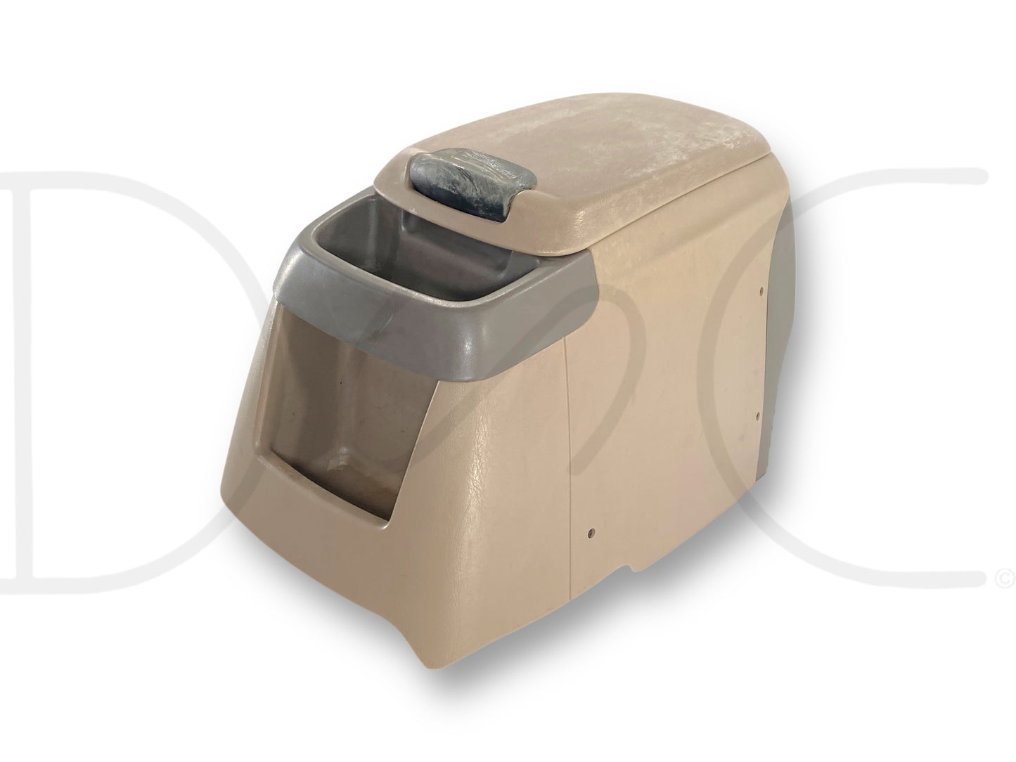99-07 Ford F250 F350 Super Duty Center Console Floor Storage Tan OE