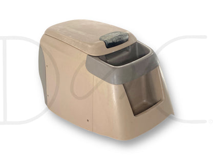 99-07 Ford F250 F350 Super Duty Center Console Floor Storage Tan OE