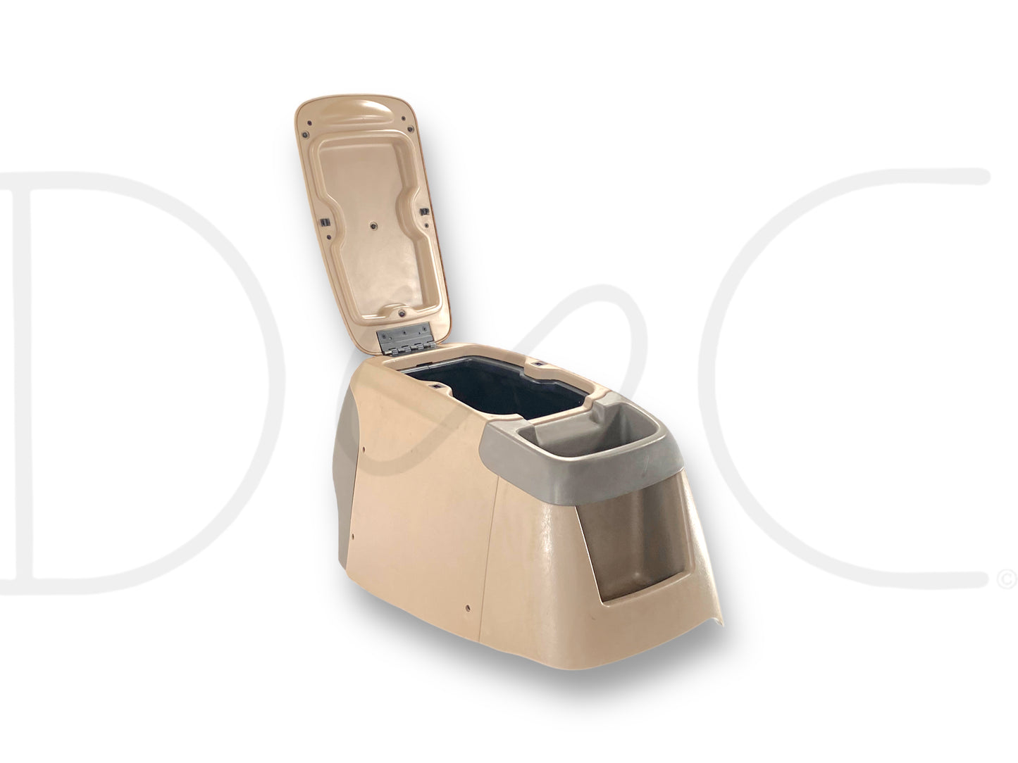 99-07 Ford F250 F350 Super Duty Center Console Floor Storage Tan OE