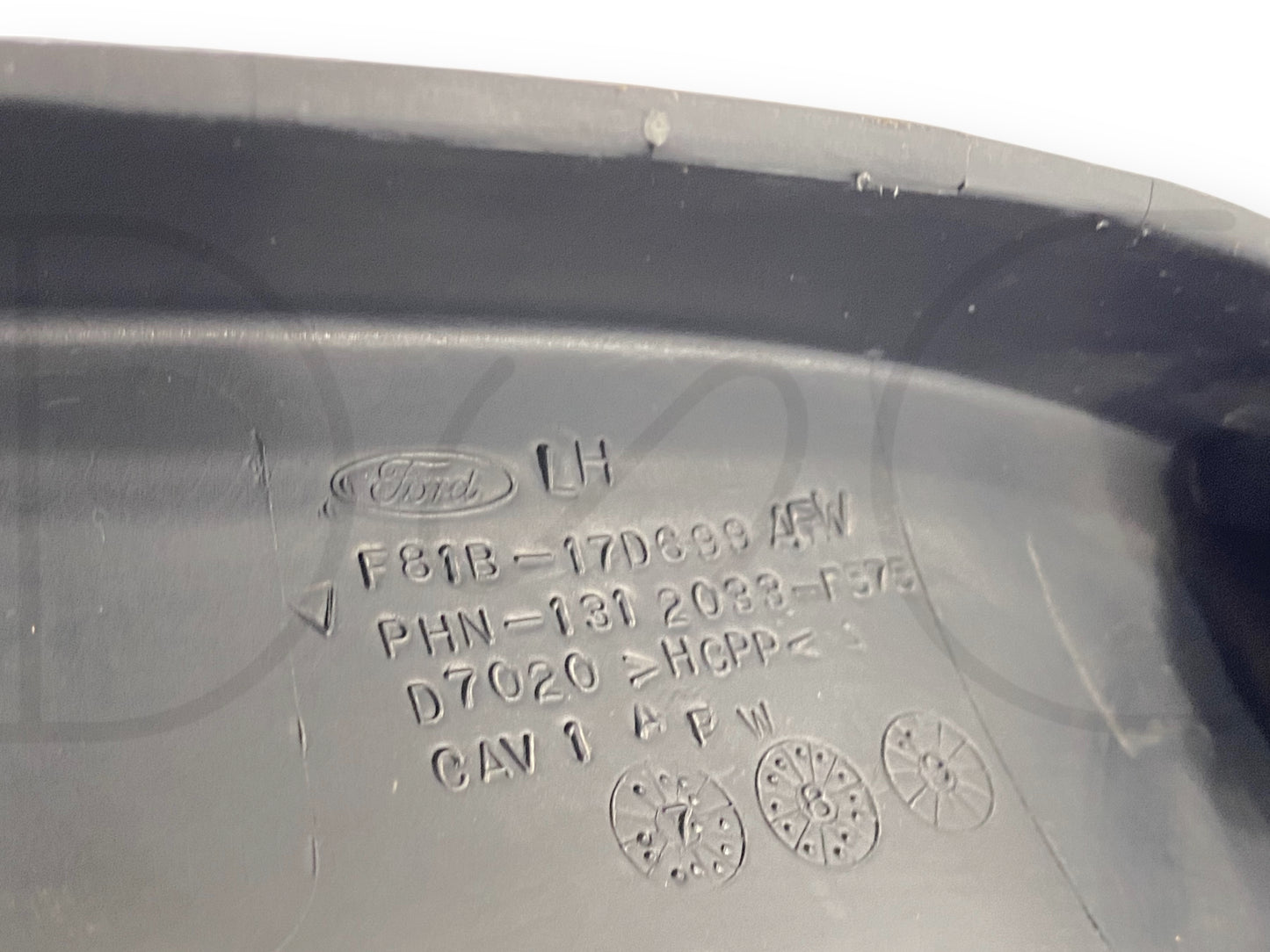 99-07 Ford F250 F350 LH RH Left Right Door Sail Trim Panel Covers Set Black OE