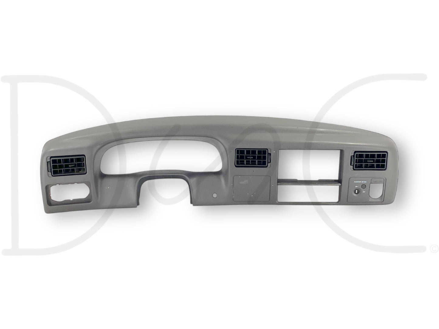 99-04 Ford F250 F350 Super Duty Dash Bezel Radio  Cluster Trim Panel Gray *Blem*