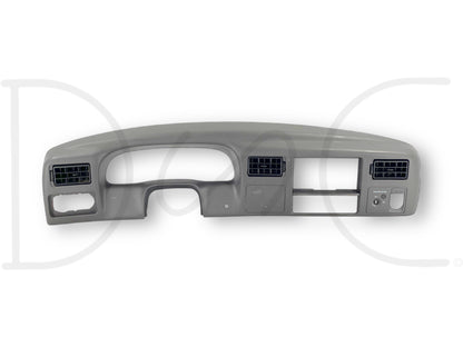 99-04 Ford F250 F350 Super Duty Dash Bezel Radio  Cluster Trim Panel Gray *Blem*