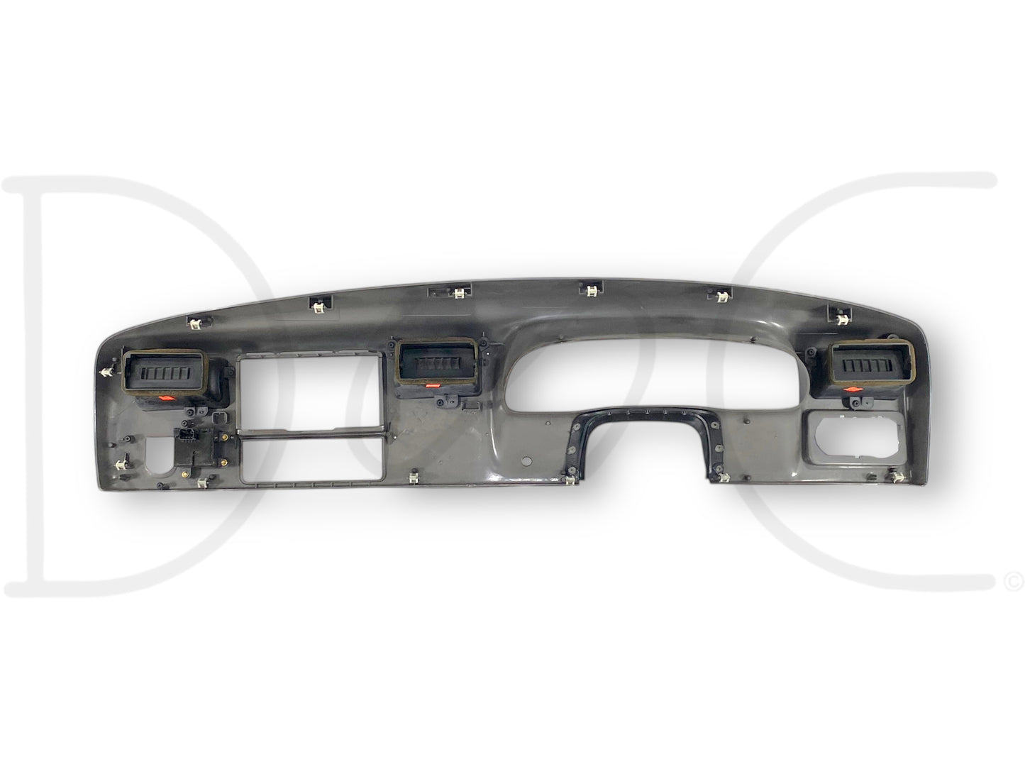 99-04 Ford F250 F350 Super Duty Dash Bezel Radio  Cluster Trim Panel Gray *Blem*