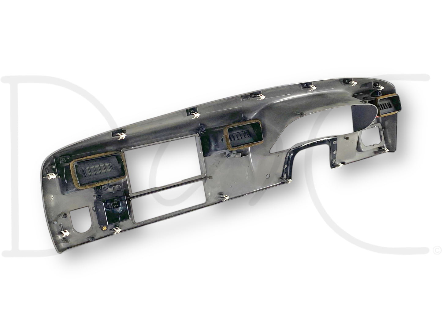 99-04 Ford F250 F350 Super Duty Dash Bezel Radio  Cluster Trim Panel Gray *Blem*