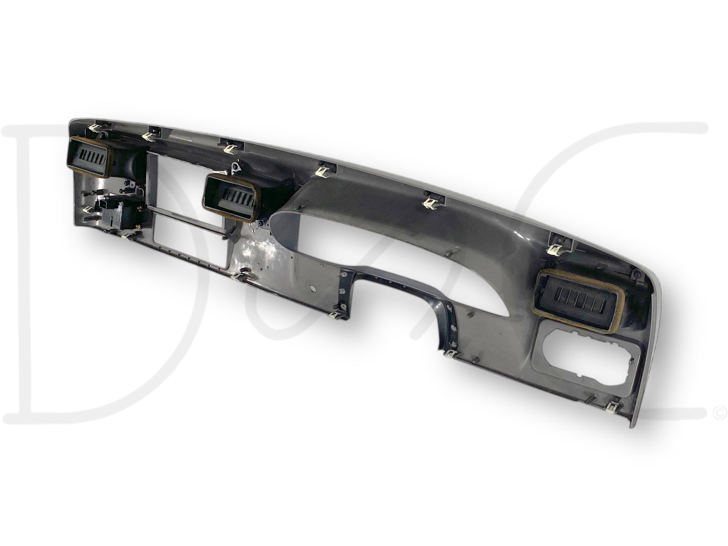 99-04 Ford F250 F350 Super Duty Dash Bezel Radio  Cluster Trim Panel Gray *Blem*