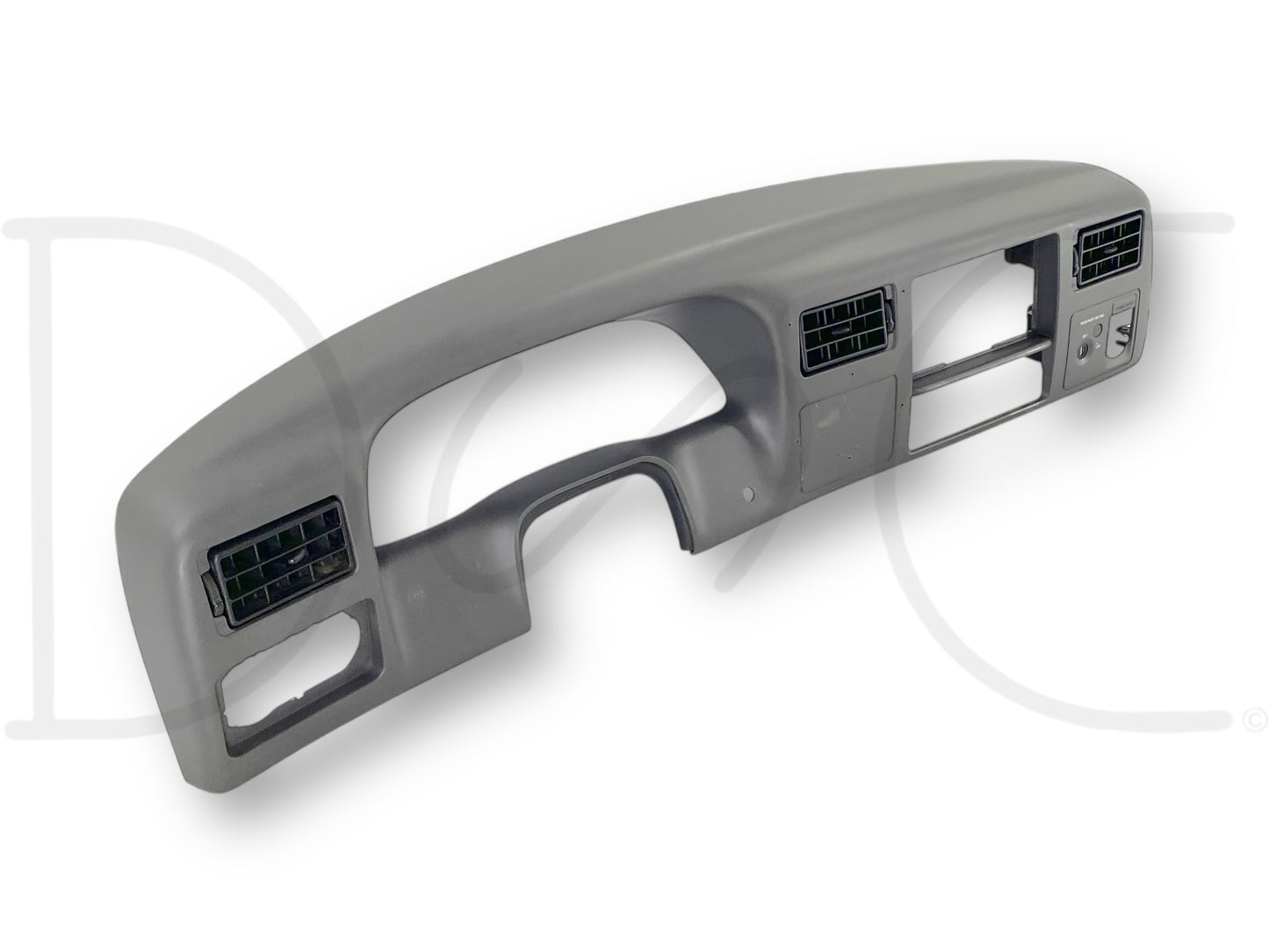 99-04 Ford F250 F350 Super Duty Dash Bezel Radio  Cluster Trim Panel Gray *Blem*