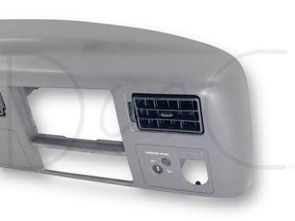 99-04 Ford F250 F350 Super Duty Dash Bezel Radio  Cluster Trim Panel Gray *Blem*