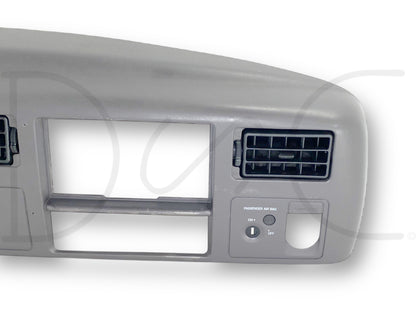 99-04 Ford F250 F350 Super Duty Dash Bezel Radio  Cluster Trim Panel Gray *Blem*