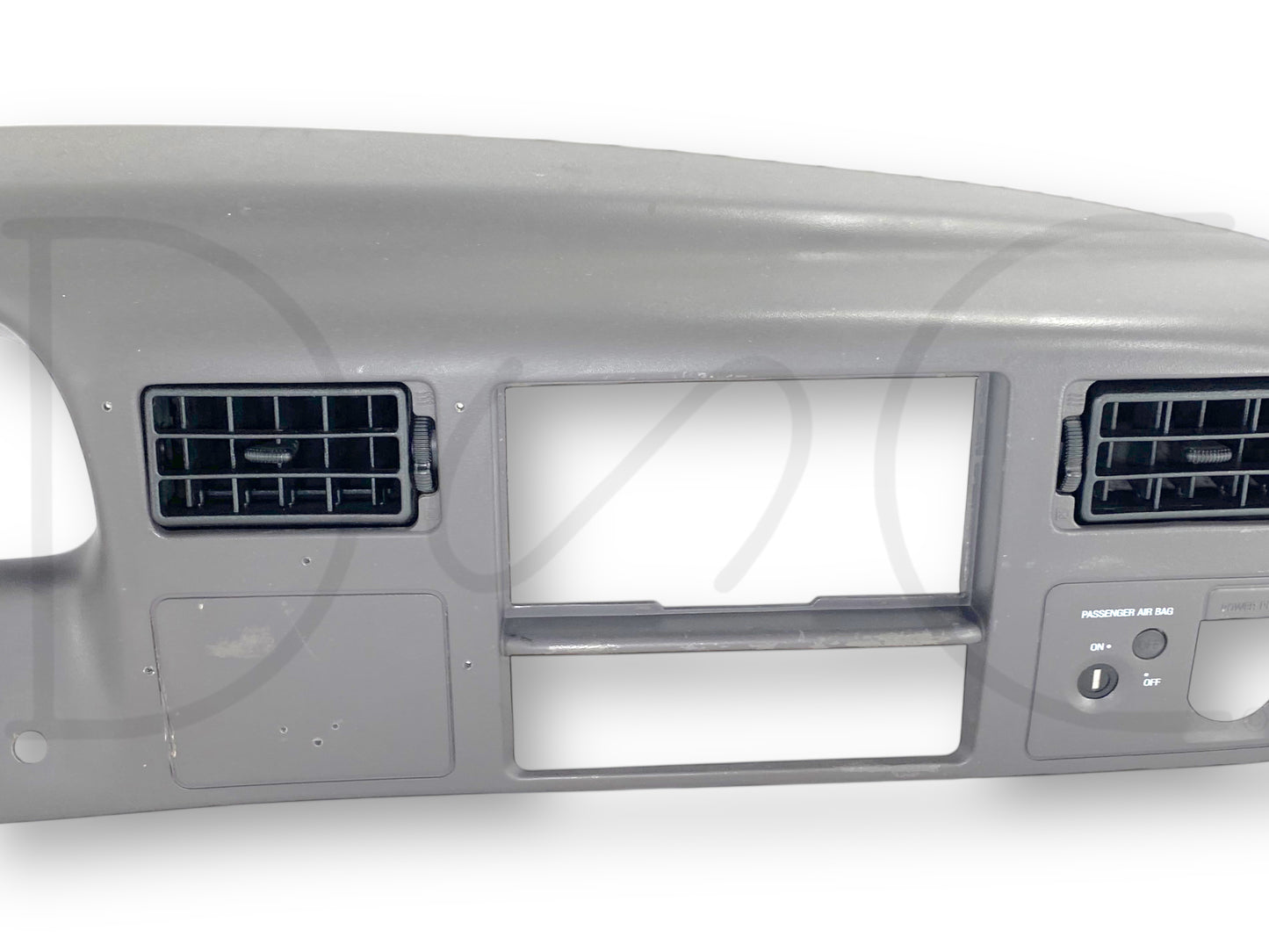 99-04 Ford F250 F350 Super Duty Dash Bezel Radio  Cluster Trim Panel Gray *Blem*