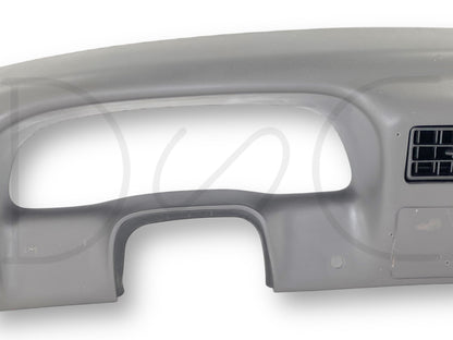 99-04 Ford F250 F350 Super Duty Dash Bezel Radio  Cluster Trim Panel Gray *Blem*