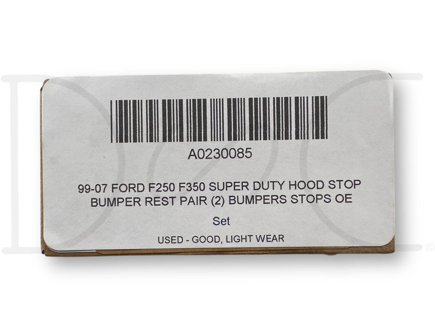 99-07 Ford F250 F350 Super Duty Hood Stop Bumper Rest Pair (2) Bumpers Stops OE