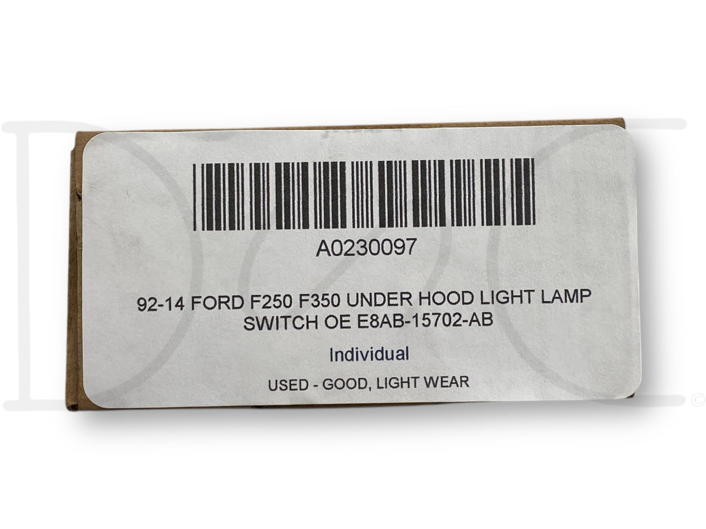 92-14 Ford F250 F350 Under Hood Light Lamp Switch OE E8AB-15702-AB