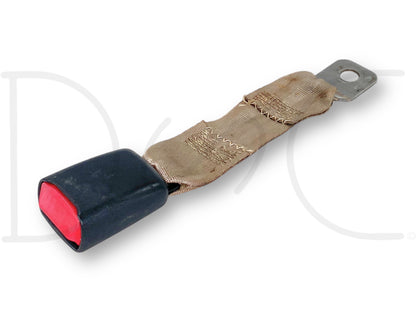 99-02 Ford F250 F350 Rear Back Seat Seatbelt Latch Buckle Tan OE