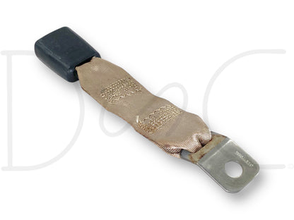 99-02 Ford F250 F350 Rear Back Seat Seatbelt Latch Buckle Tan OE