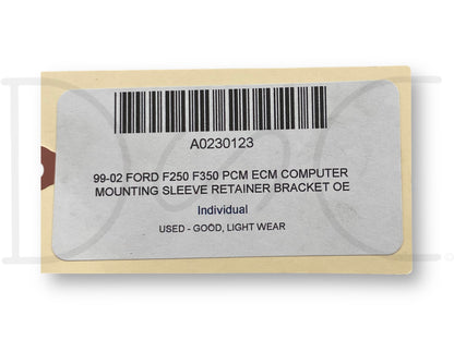 99-02 Ford F250 F350 PCM ECM Computer Mounting Sleeve Retainer Bracket OE