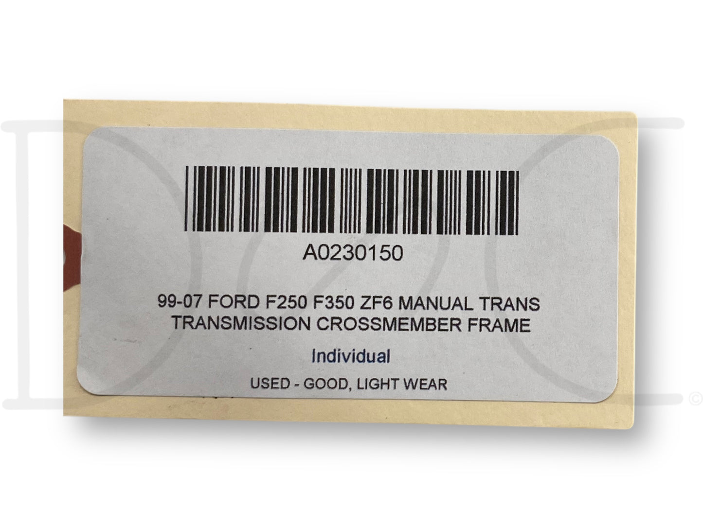99-07 Ford F250 F350 ZF6 Manual Trans Transmission Crossmember Frame
