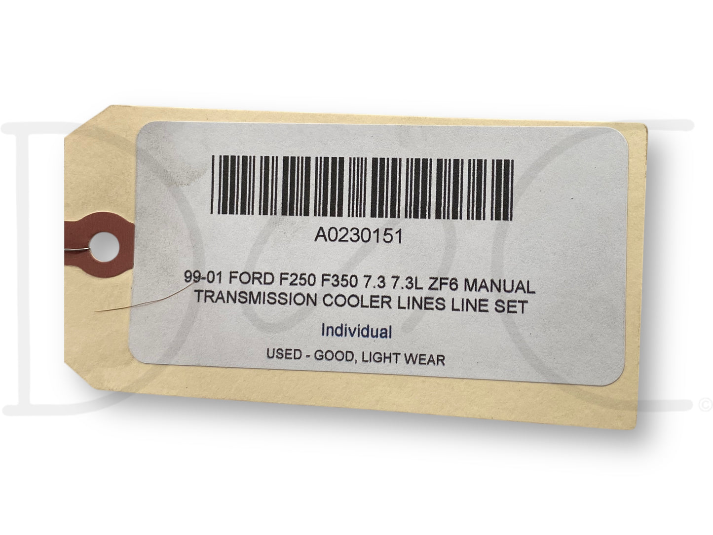 99-01 Ford F250 F350 7.3 7.3L ZF6 Manual Transmission Cooler Lines Line Set