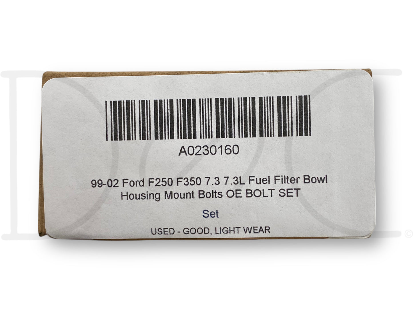 99-02 Ford F250 F350 7.3 7.3L Fuel Filter Bowl Housing Mount Bolts OE Bolt Set