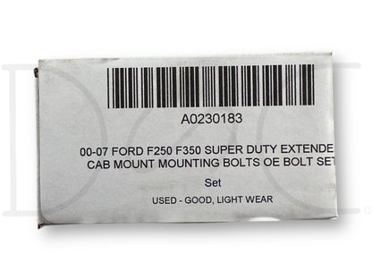 00-07 Ford F250 F350 Super Duty Extended Cab Mount Mounting Bolts OE Bolt Set