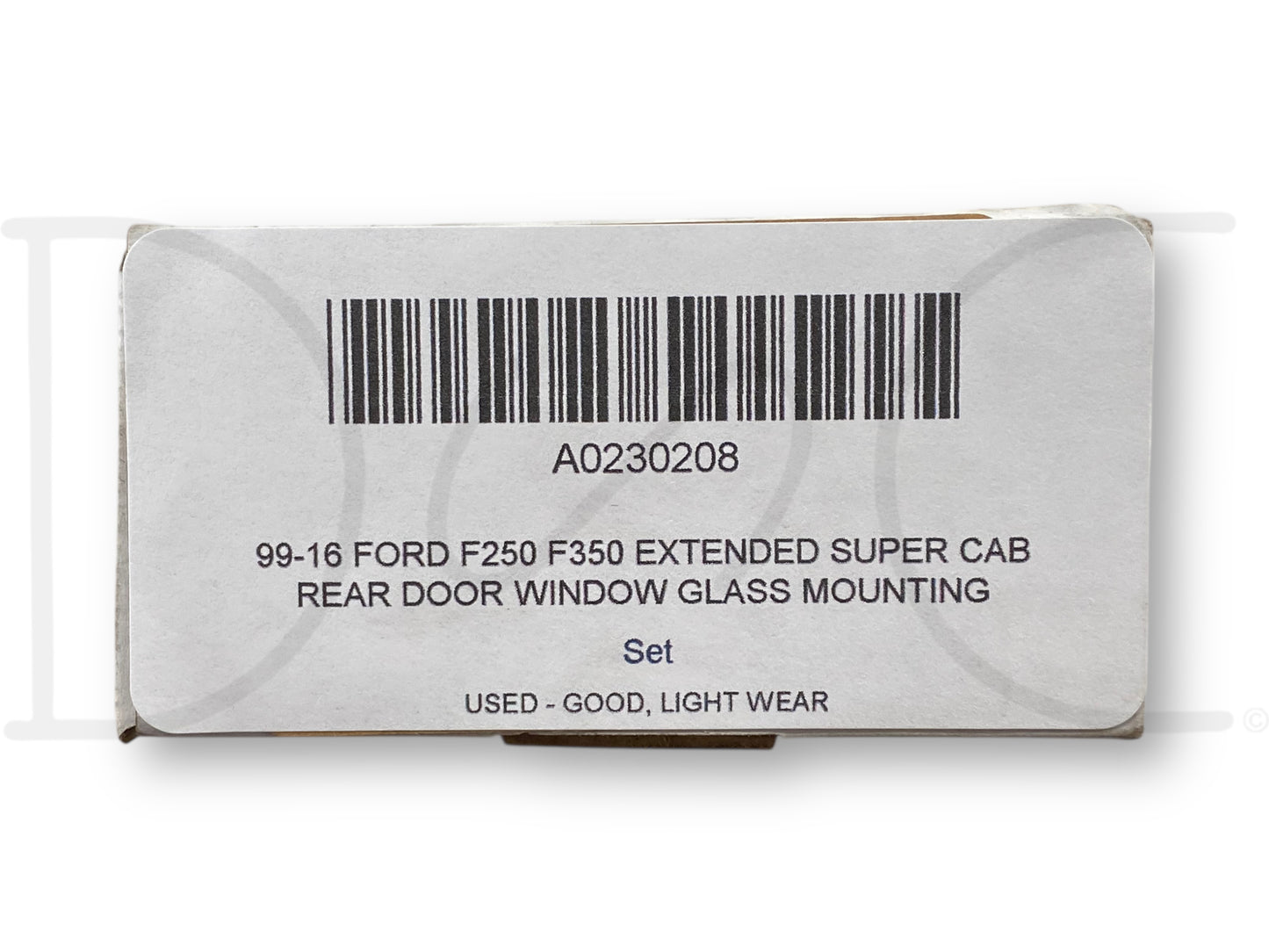 99-16 Ford F250 F350 Extended Super Cab Rear Door Window Glass Mounting Hardware