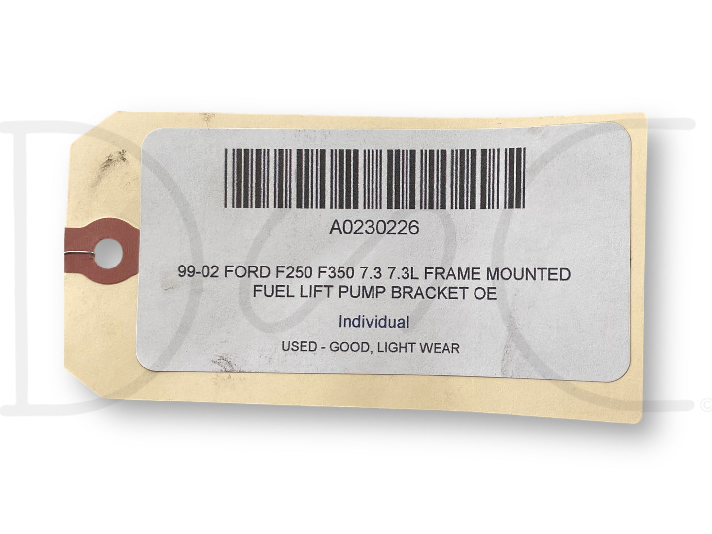 99-02 Ford F250 F350 7.3 7.3L Frame Mounted Fuel Lift Pump Bracket OE