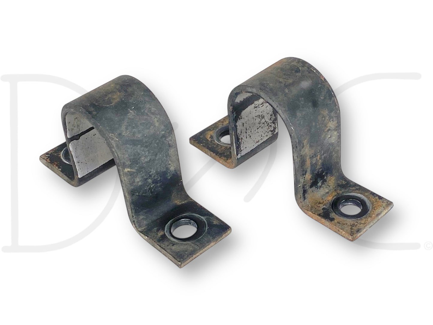 99-04 Ford F250 F350 2WD Front Sway Bar Bushing Brackets Bracket Set OE