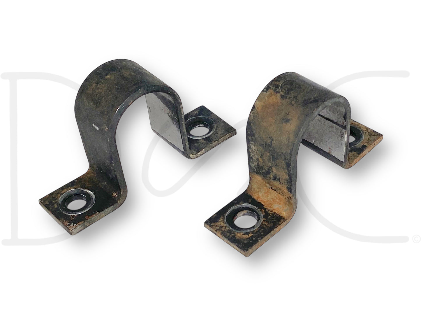 99-04 Ford F250 F350 2WD Front Sway Bar Bushing Brackets Bracket Set OE