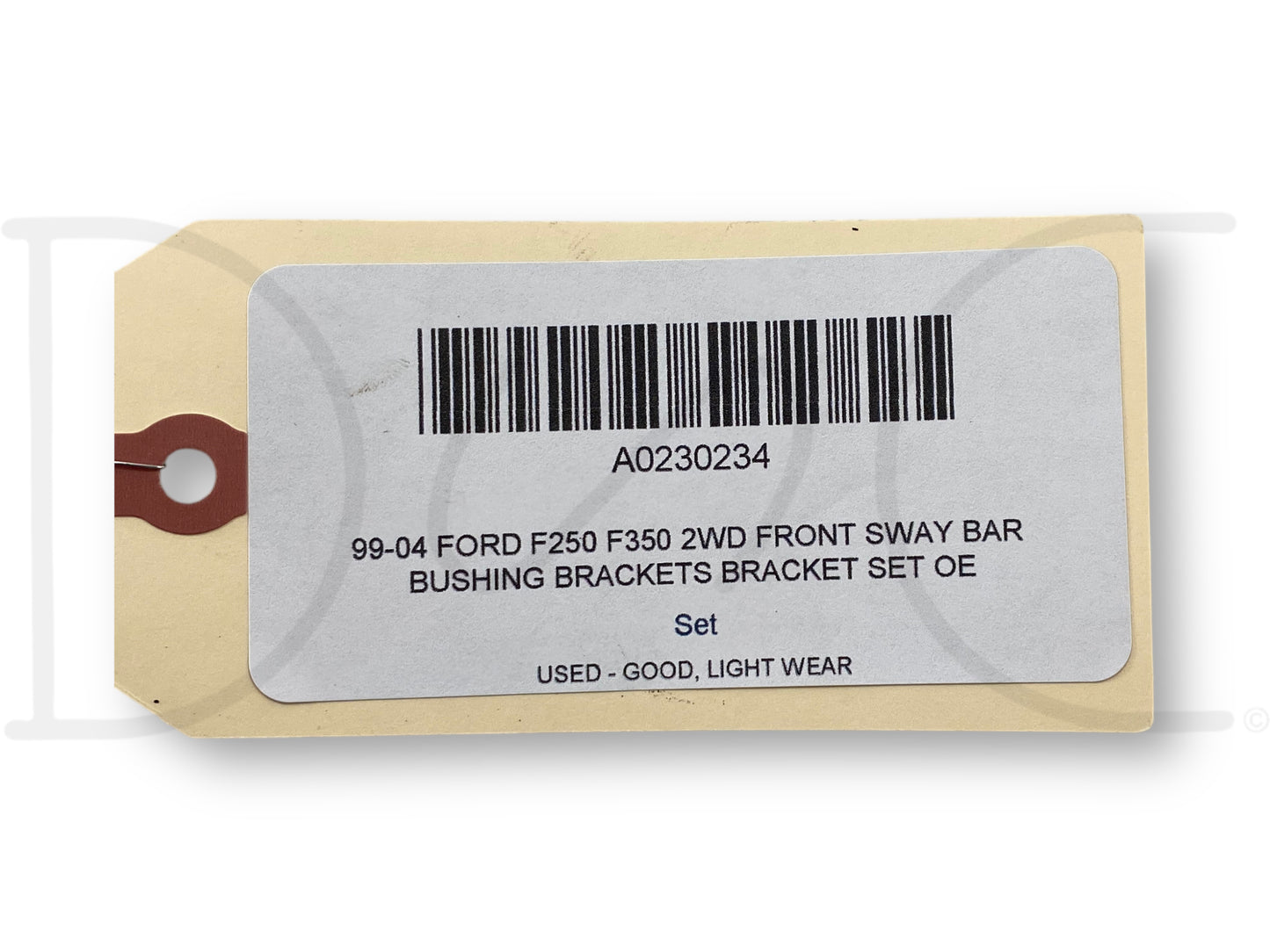 99-04 Ford F250 F350 2WD Front Sway Bar Bushing Brackets Bracket Set OE