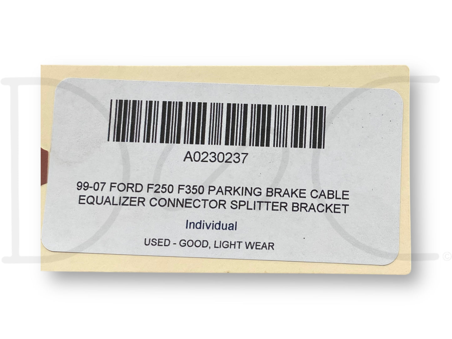 99-07 Ford F250 F350 Parking Brake Cable Equalizer Connector Splitter Bracket